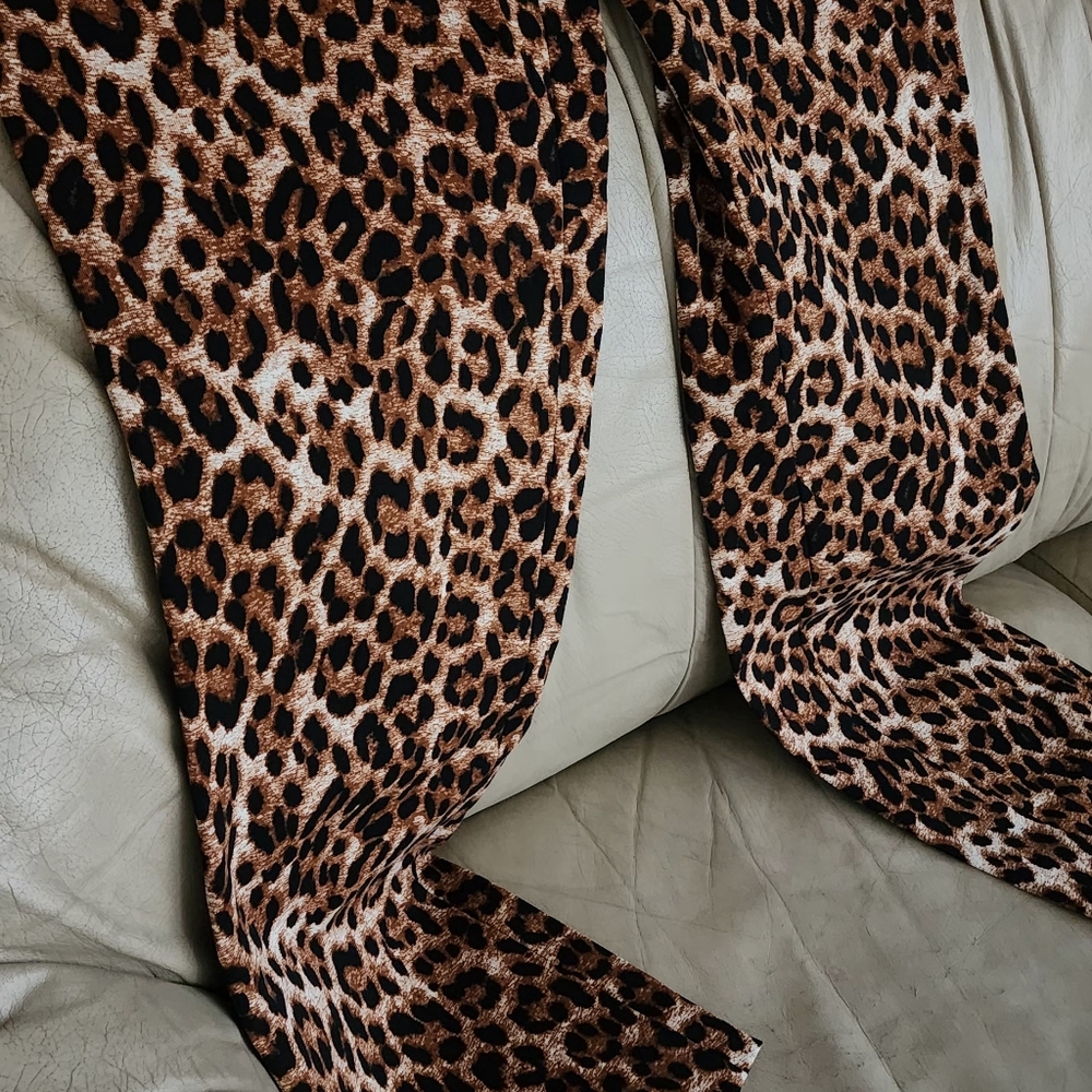 Leopard Print Pants - image 6